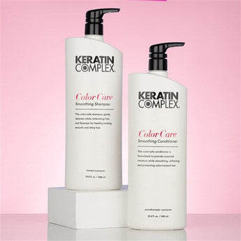 Keratin Complex Color Care Shampoo & Conditioner Duo 1lt with Pumps - On Line Hair Depot