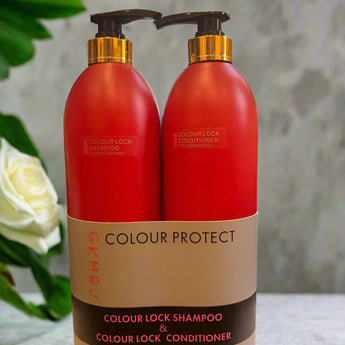 GKMBJ Colour Lock Shampoo & Conditioner 1lt each Protects Vibrancy - Australian Salon Discounters