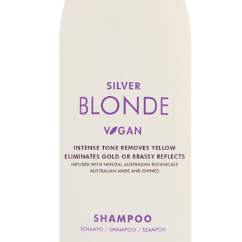 Juuce Silver Blonde Shampoo Intense Toning Removes Yellow 300ml . - On Line Hair Depot