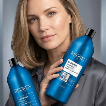 Redken Extreme Shampoo & Conditioner 1lt Duo for Damaged Hair in Need of Strength and Repair