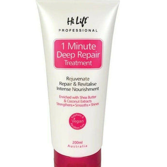 Hi Lift Professional 1 Minute Deep Repair Treatment Vegan Sulphate & Paraben Free 200ml - Australian Salon Discounters