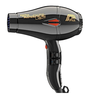 Parlux Advance Light Ceramic and Ionic Hair Dryer 2200w - Black 2 year Warranty W460g - On Line Hair Depot
