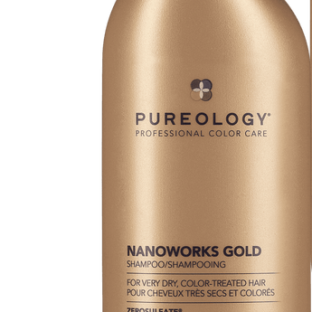 Pureology Nanoworks Gold Shampoo 250ml Restores and Strengthens Hair - On Line Hair Depot