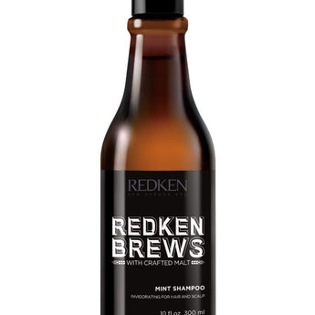 Redken Brews Mint Clean Shampoo 1 x 300ml All hair types for men - On Line Hair Depot