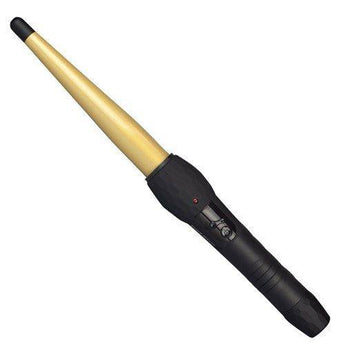 Silver Bullet Fastlane Regular Ceramic Conical Curling Iron in Gold 13mm-25mm - On Line Hair Depot