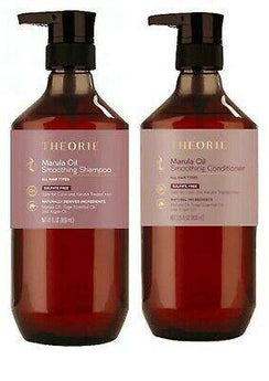 Theorie Marula Oil Smoothing Shampoo Conditioner duo 800 ml each Sulfate Free - On Line Hair Depot