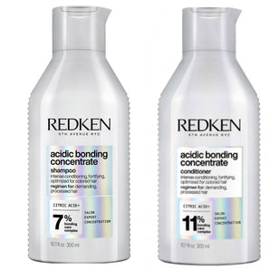 Redken Acidic Bonding Concentrate Shampoo & Conditioner 300ml DUO - On Line Hair Depot