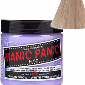MANIC PANIC Virgin Snow HAIR DYE 118 ML - Australian Salon Discounters