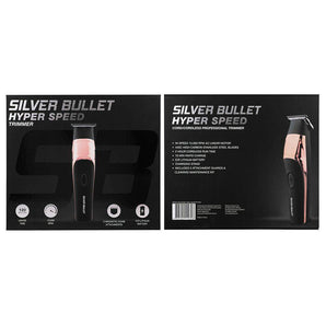 Silver Bullet Hyper Speed Trimmer Rose Gold Cordless  70 min Rapid Charge - On Line Hair Depot