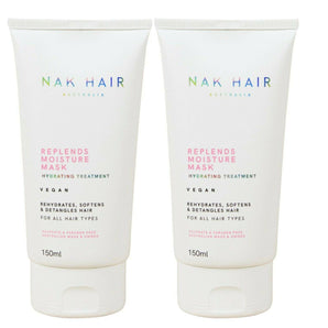 Nak Replends Moisture Mask Treatment hydrates, Softens & Detangles 150ml x 2 - On Line Hair Depot