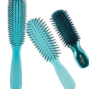 Duboa Brush Green / Aqua Triple Pack 1 x Large 1 x Medium 1 x Small - On Line Hair Depot