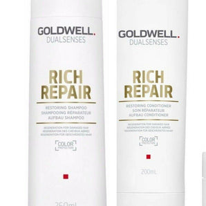 Goldwell Rich Repair Restoring Shampoo & Conditioner Duo b - On Line Hair Depot