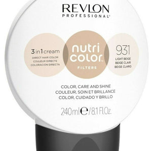 Revlon Professional Nutri Color Creme 3 in 1 Cream #931 Light Beige240ml - On Line Hair Depot