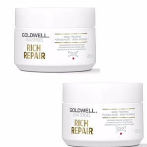 Goldwell Rich Repair 60Sec Treatment 200ml x 2 - On Line Hair Depot