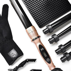 iaahhaircare,latest Model Professional Haircare H2D X5 Curling Wand Rose Gold,Straightening & Curling Irons,H2D