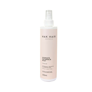 NAK Hydrate Detangle Mist detangles protects and Hydrates 250ml x 2 - On Line Hair Depot