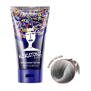 Keratonz Semi Permanent Color by Colornow 180ml x 2 Shining Silver - On Line Hair Depot