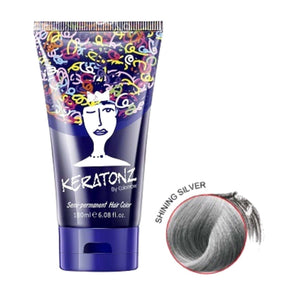Keratonz Semi Permanent Color by Colornow 180ml Shining Silver - On Line Hair Depot