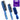 Duboa Brush Blue Triple Pack Large, Medium, Small made in Japan - Australian Salon Discounters