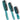 Duboa Brush Green Triple Pack 1 x Large 1 x Medium 1 x Small - Australian Salon Discounters