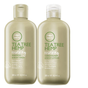 Paul Mitchell Tea Tree Hemp Restoring Shampoo, Conditioner and Spray Trio - Australian Salon Discounters
