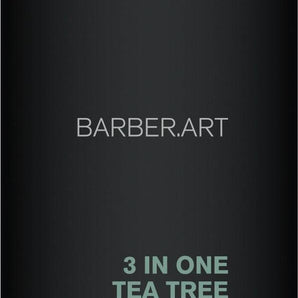 Juuce Barber Art 3 in 1 Tea Tree Wash 250ml - On Line Hair Depot