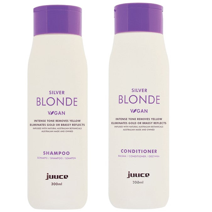 Såkaldte forvridning Se venligst Juuce Silver Blonde Intense Toning Shampoo and Conditioner 300ml Duo –  Australian Salon Discounters