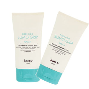 Juuce Sumo Grip Fibre Strength Gel Control texture Extreme Hold  150ml x 2 Juuce Styling - On Line Hair Depot