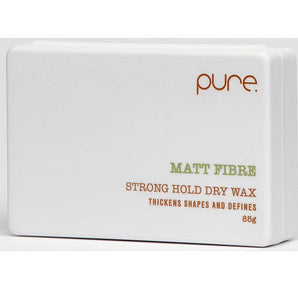 Pure Matte Fibre Strong Hold Dry Wax 85g - On Line Hair Depot