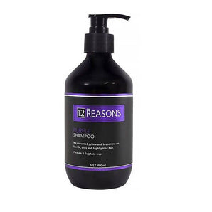 12Reasons Purple Shampoo and Conditioner 400 ml Duo - On Line Hair Depot
