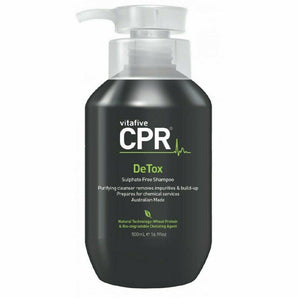 CPR DETOX Sulphate Free Cleansing Shampoo 1 x 500ml - On Line Hair Depot