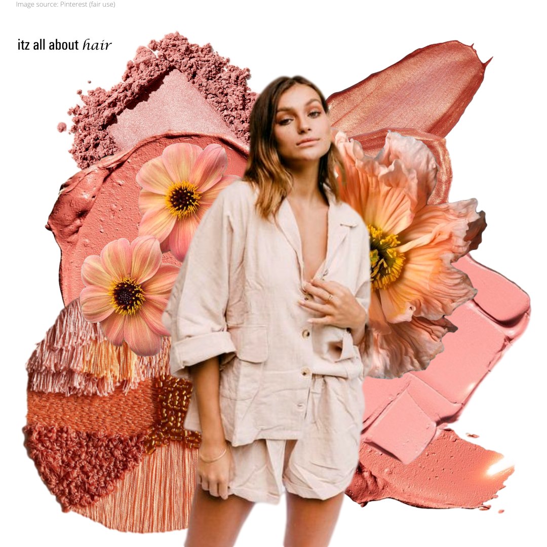 These beautiful colours inspire us to look forward to peachy or apricot shades