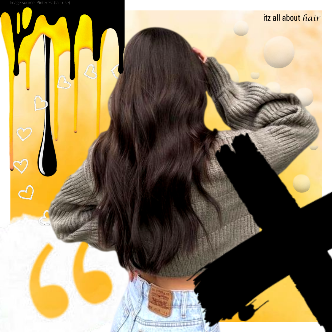 Brunette goddesses, make sure to protect your long locks