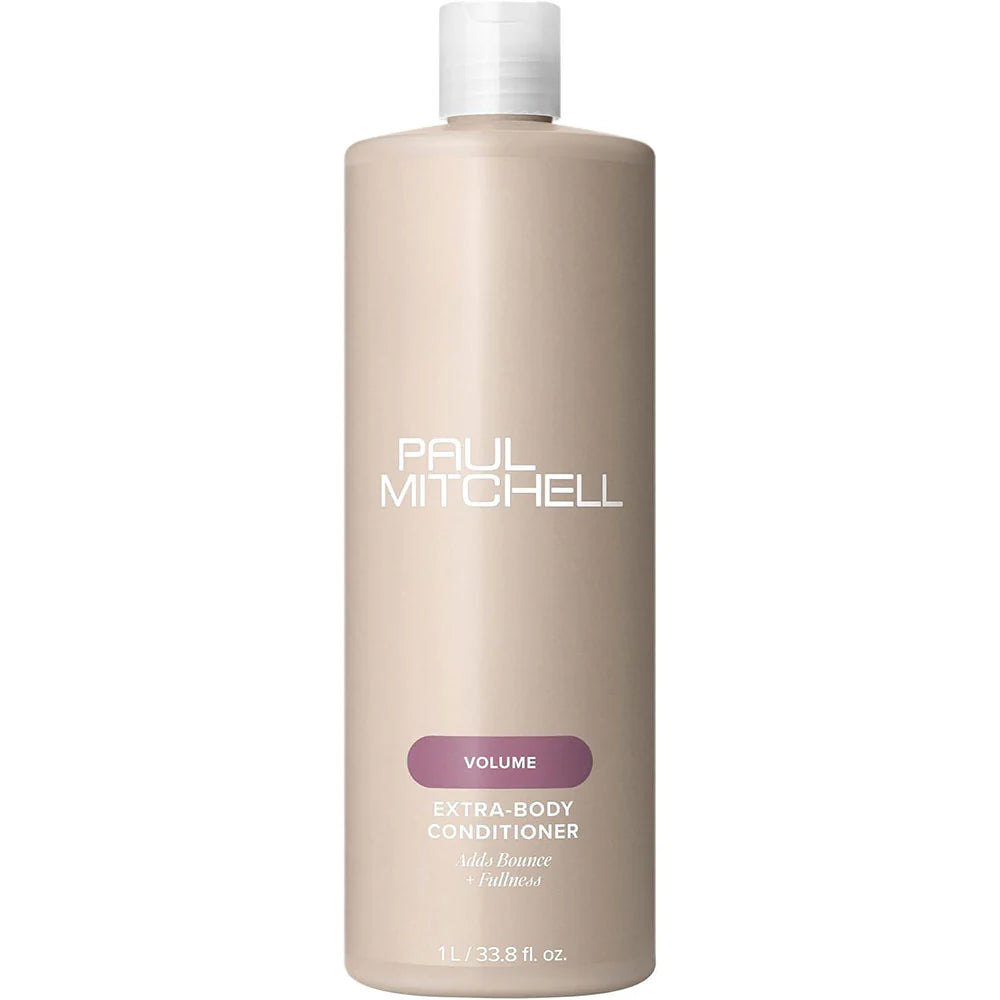 Give fine hair the lift it deserves. The Paul Mitchell Extra-Body Duo is a salon-favourite volumizing shampoo and conditioner set, formulated to thicken, strengthen, and add brilliant shine to fine or limp hair.