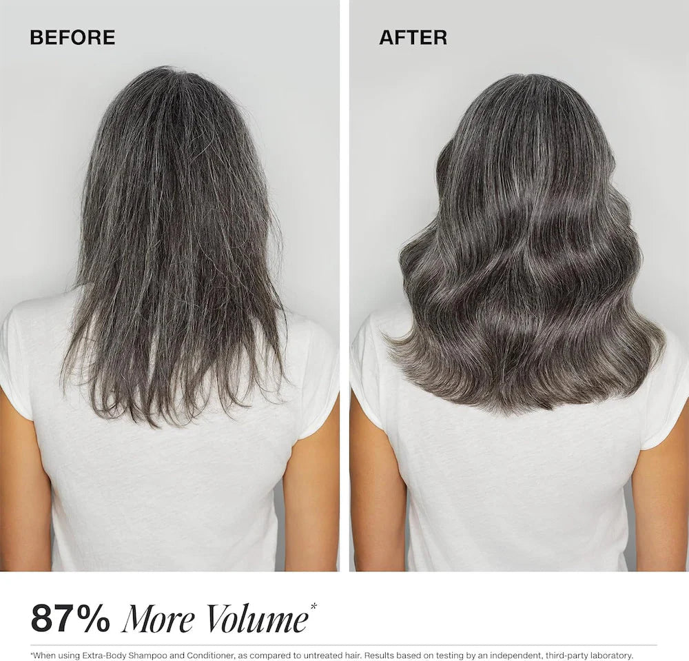 Give fine hair the lift it deserves. The Paul Mitchell Extra-Body Duo is a salon-favourite volumizing shampoo and conditioner set, formulated to thicken, strengthen, and add brilliant shine to fine or limp hair.
