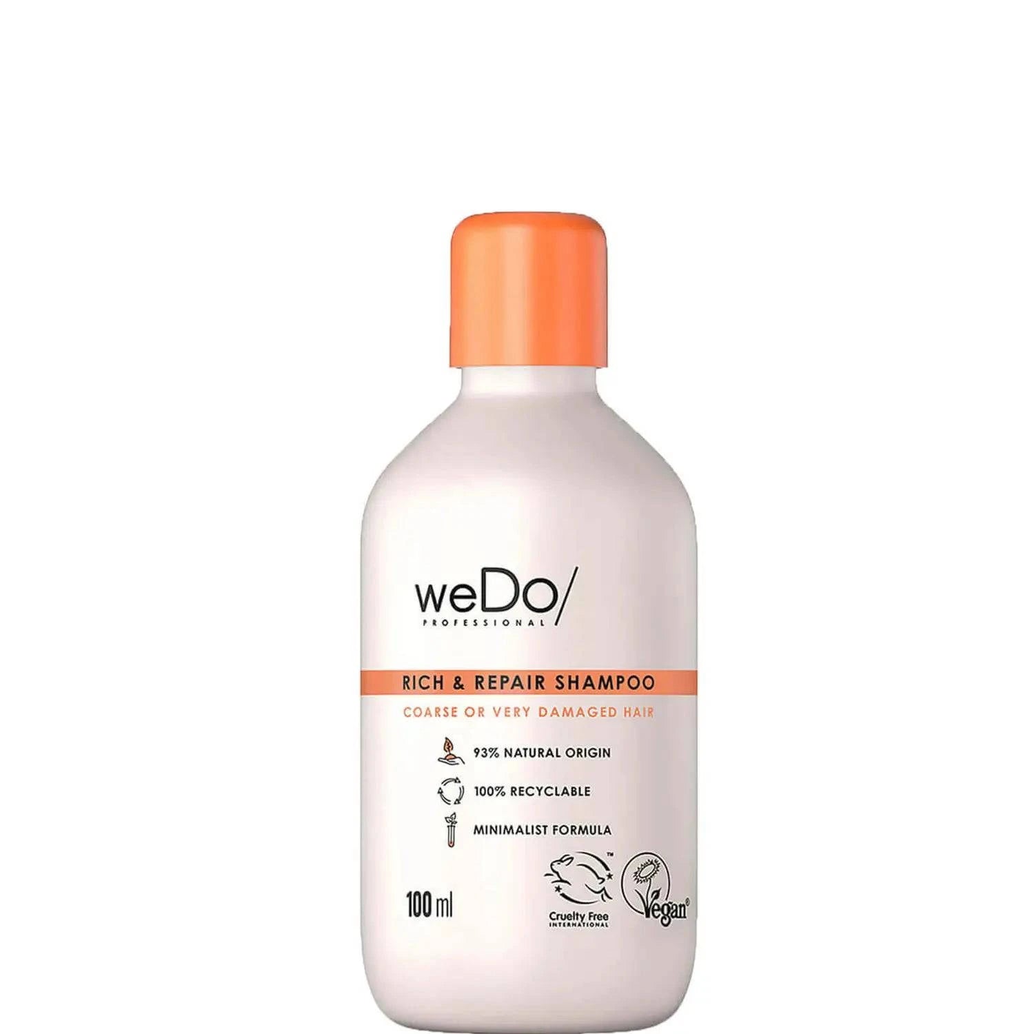 weDo Professional Rich and Repair Cleanser Shampoo 100ml - Australian Salon Discounters