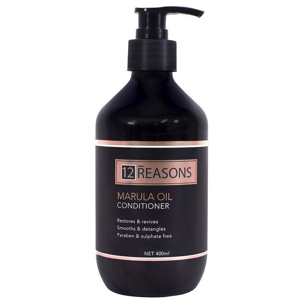 12Reasons Marula Oil Shampoo and Conditioner Duo 400ml of each - On Line Hair Depot