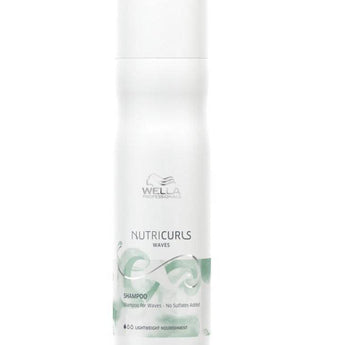 Wella Nutricurls Waves Lightweight Nourishment Shampoo 250ml - Australian Salon Discounters