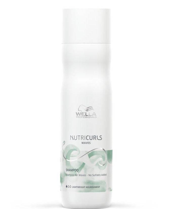 Wella Nutricurls Waves Lightweight Nourishment Shampoo 250ml - Australian Salon Discounters