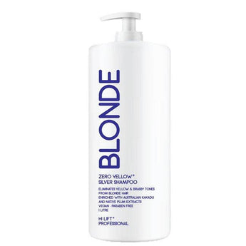Hi Lift Professional Zero Yellow True Blonde Zero Yellow Pure Silver Shampoo 1000 ml - Australian Salon Discounters