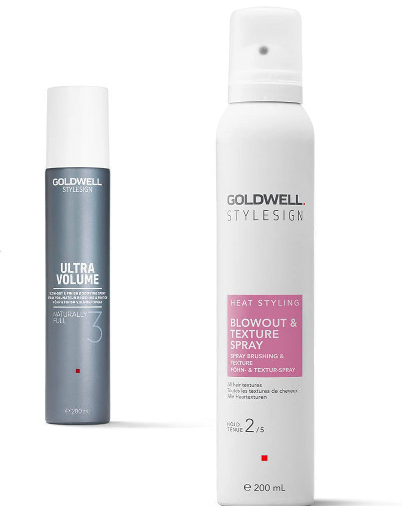 Goldwell StyleSign Heat Styling BlowOut & Texture Spray 200 ml Previously Naturally Full - On Line Hair Depot