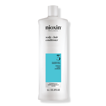 Nioxin System 3 Scalp Therapy Revitalizing Conditioner 1000ml for colored hair with light thinning - On Line Hair Depot