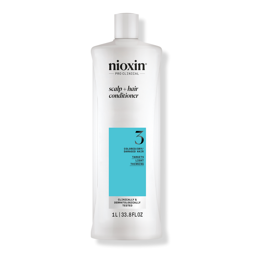 Nioxin System 3 Scalp Therapy Revitalizing Conditioner 1000ml for colored hair with light thinning - On Line Hair Depot