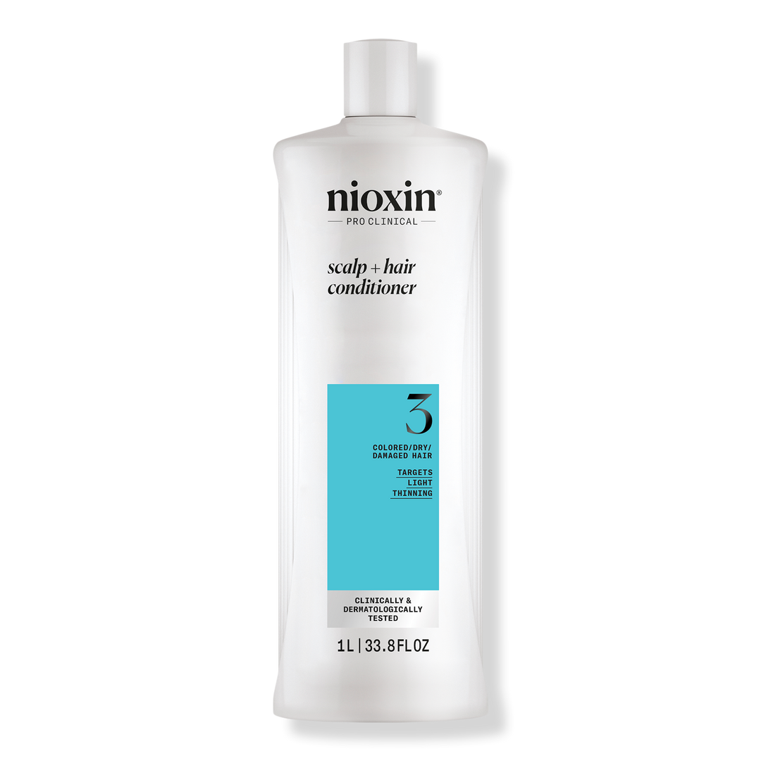 Nioxin System 3 Scalp Therapy Revitalizing Conditioner 1000ml for colored hair with light thinning - On Line Hair Depot