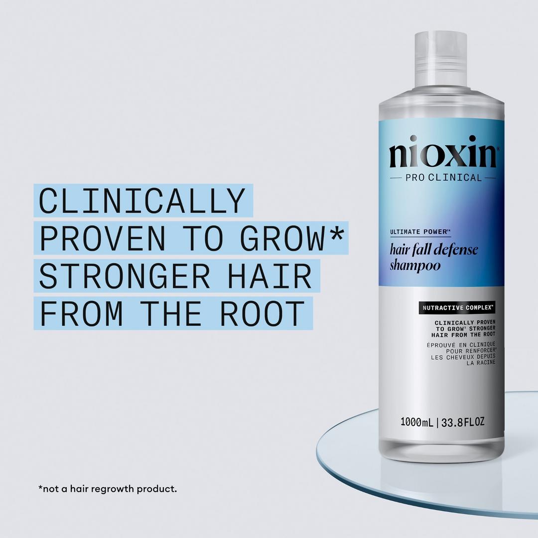 Nioxin Hair Fall Defense Shampoo - Shampoo for Hair Loss 1000ml - On Line Hair Depot