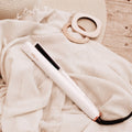 H2D White Ice with Rose Gold Trimming Hair Straightener 230ºC - On Line Hair Depot