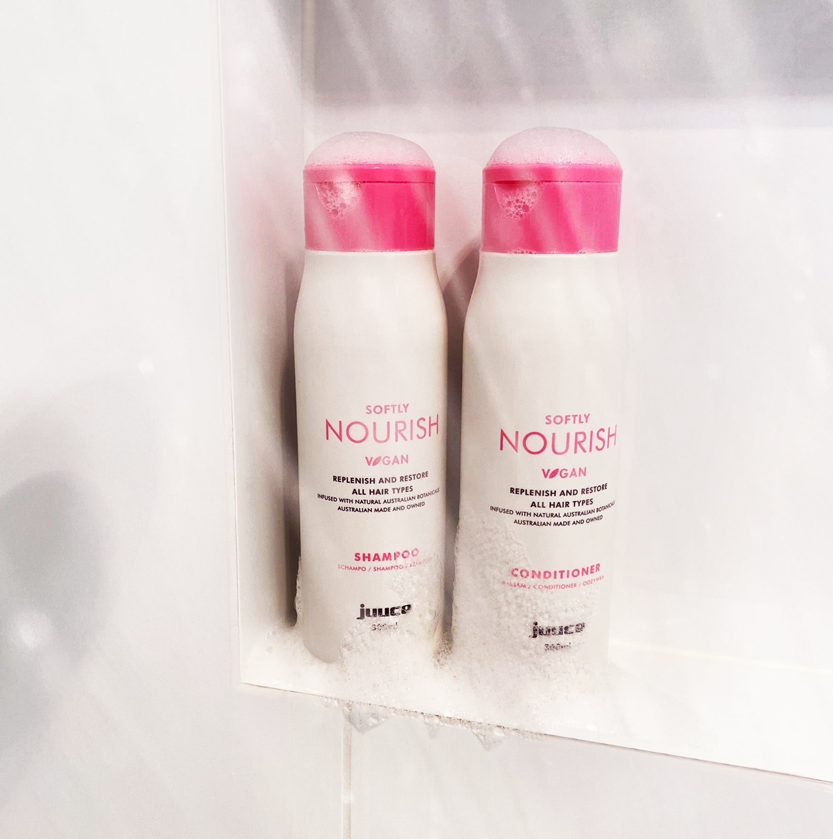 Juuce Softly Nourish Duo Replenish and Restore all Hair Types                  . - On Line Hair Depot