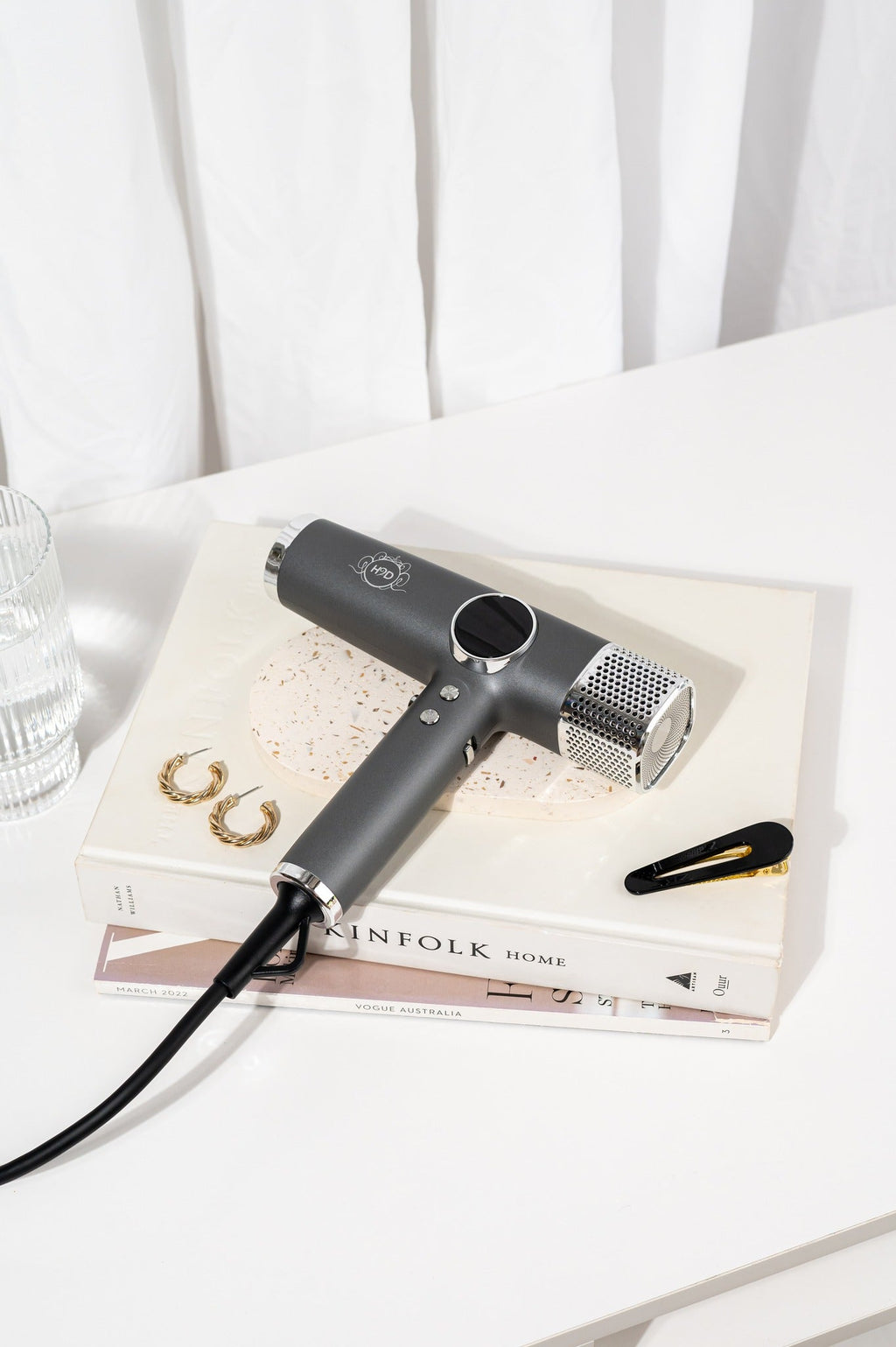 H2D Extreme Hairdryer Four In One Hair Dryer & Styler in Space Grey - On Line Hair Depot