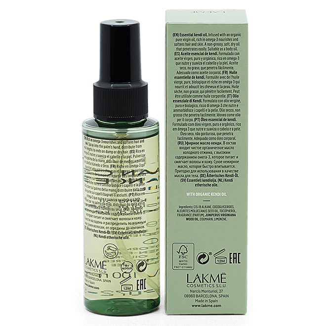 Lakme Teknia Organic Balance Oil - On Line Hair Depot