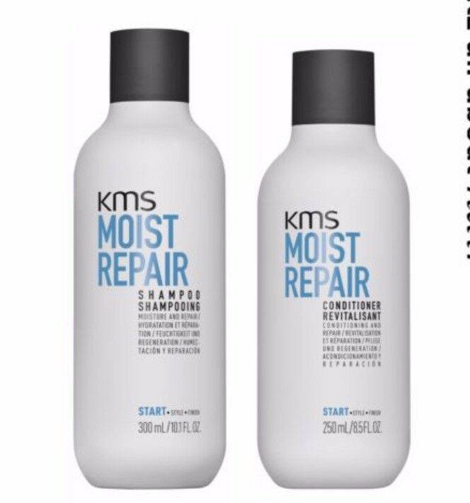KMS Moist repair Shampoo, Conditioner Duo - Australian Salon Discounters
